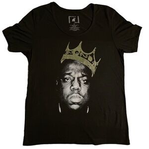 Vintage Notorious BIG Biggie Smalls Shirt Crown Hip Hop Rap Size M